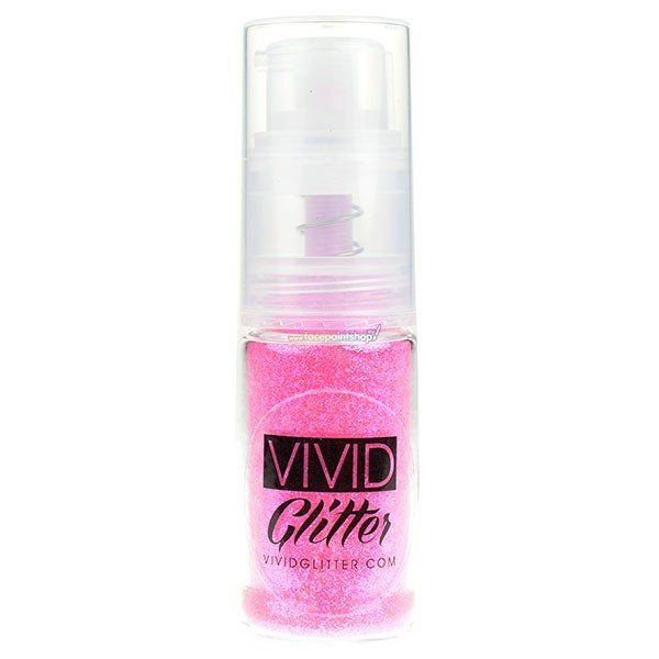 Vivid Glitter Fine Mist Pump Spray Pink Kiss
