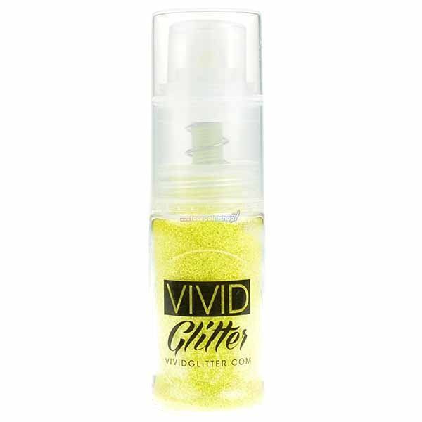 Vivid Glitter Fine Mist Pump Spray Lemonade