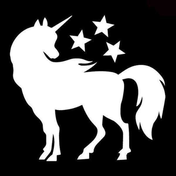 Glittertattoo Sjabloon Magical Unicorn (5 pack)