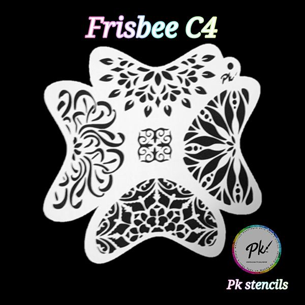 Frisbee Schminkstencil C4