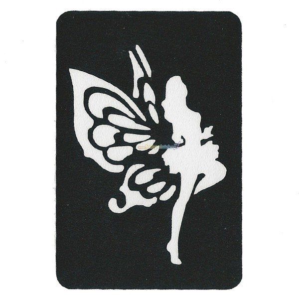 Glittertattoo Sjabloon Fairy (5 pack)