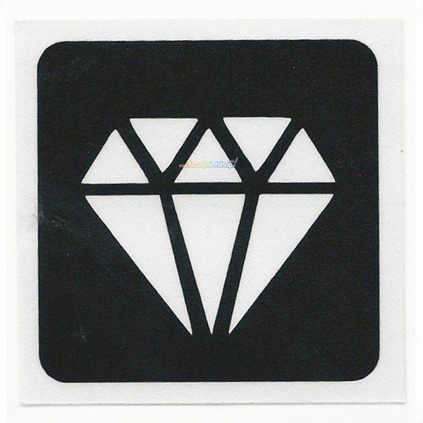 Glittertattoo Sjabloon Diamond Bling (5 pack)