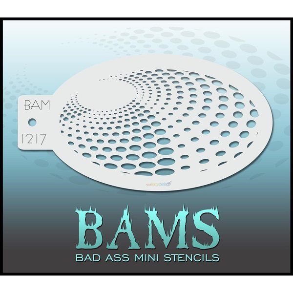 Bad Ass Bams FacePaint Stencil  1217
