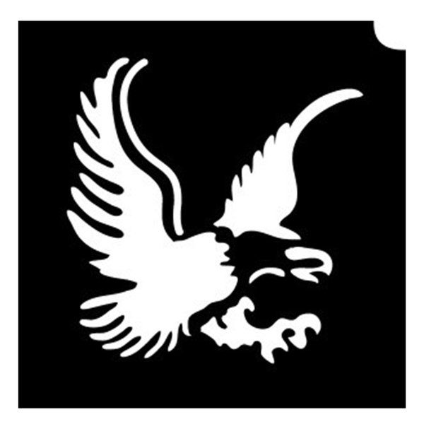 Glittertattoo Sjabloon Eagle (5 pack)