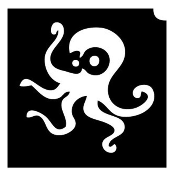 Glittertattoo Sjabloon Octopus Twirl (5 pack)