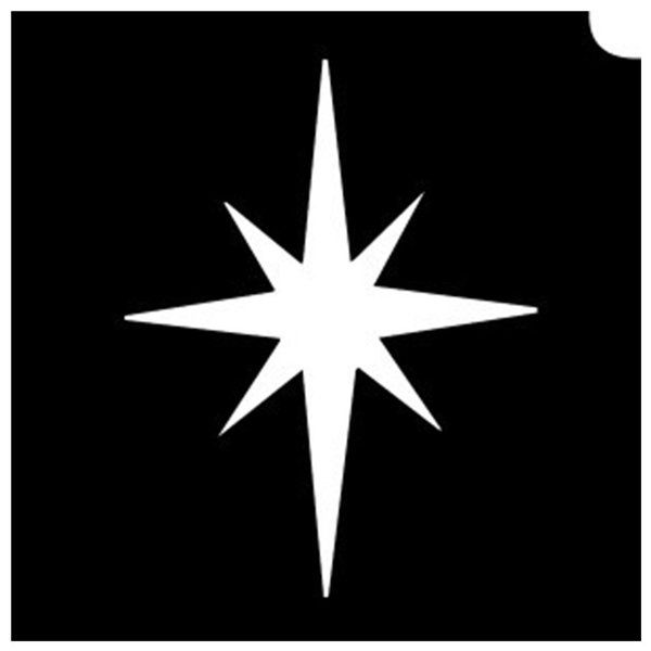 Glittertattoo Stencils North Star (5 pack)