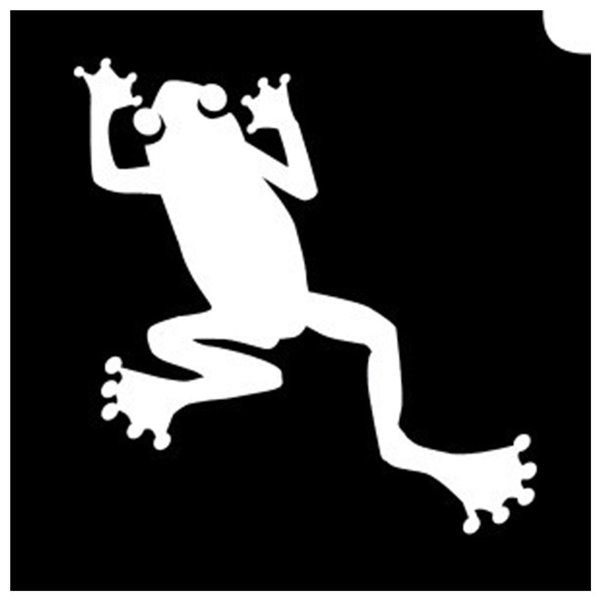 Glittertattoo Stencils Fly Frog (5 pack)