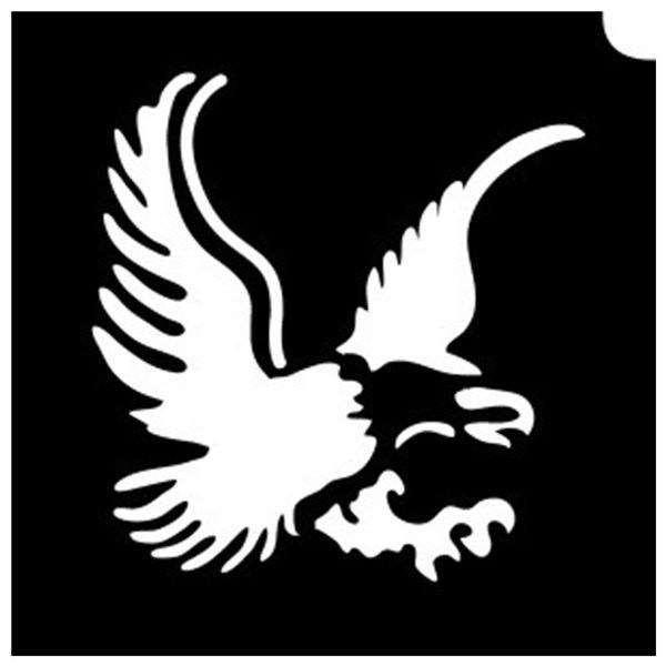 Glittertattoo Stencils Eagle (5 pack)
