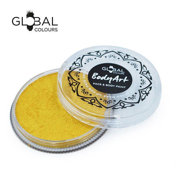 Global Face & Body Paint Metallic Goud 32gr