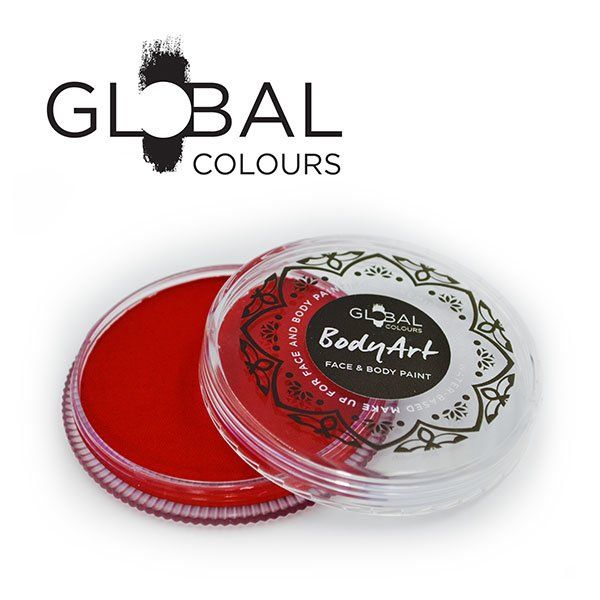Global Face & Body Paint Rood 32gr