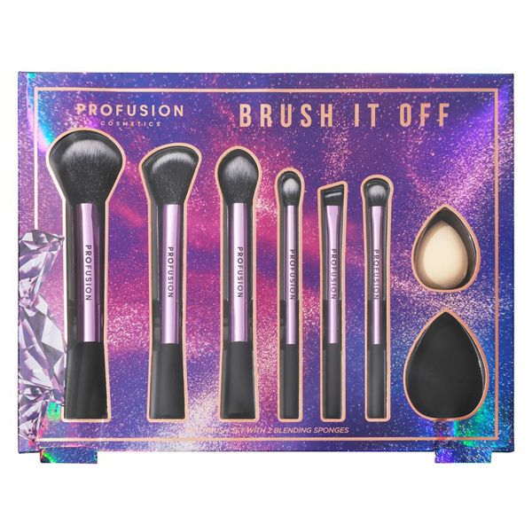 Euphoric Glam - Brush It Off Makeup Brush & Blender Set