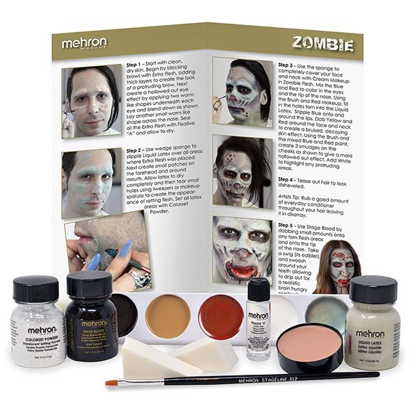 Mehron Zombie  Makeup Kit