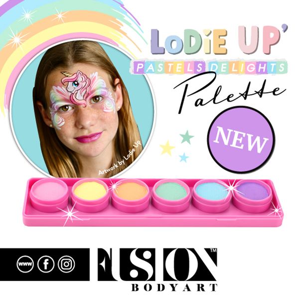 Fusion Elodie's Pastel Delights Rainbow Palette