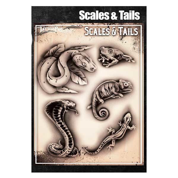 Wiser Airbrush Tattoo Scales & Tails